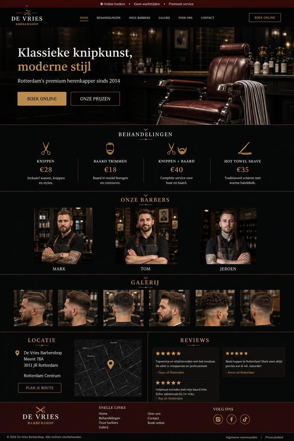 DE VRIES BARBERSHOP